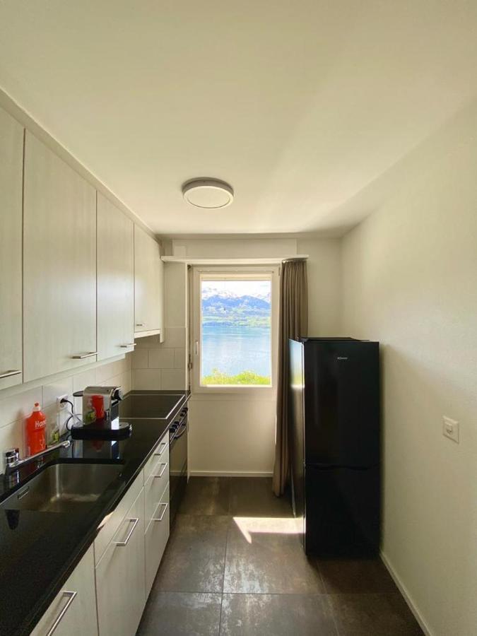 Panorama Boutique Apartment With Air Condition, Spa Entry In Solbadhotel Sigriswil Eksteriør billede
